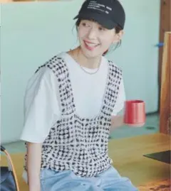 studio CLIP クロシェレースビスチェ