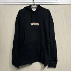 RVCA ブラック パーカー Lサイズ 猫デザインのサムネイル