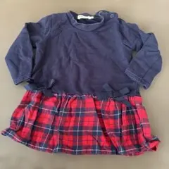 長袖ワンピース　90㎝　SLAP SLIP