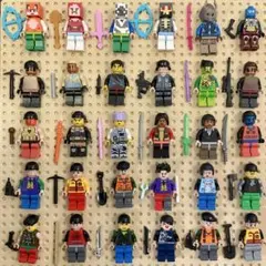 レゴ互換　ゲーム　ヒーロー　キャラクター　ミニフィグ　30体セット④　武器付き
