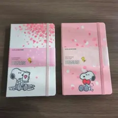 Moleskine スヌーピー 桜デザイン ラージ 2冊セット