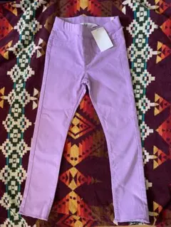 新品 H&Mキッズ　スリムジーンズ　カラージーンズ　デニムレギンス