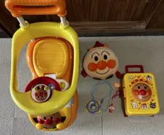 アンパンマン よくばりビジーカー2 一部変色有り　　他アンパンマングッズ