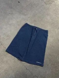 00s seersucker wide check baggy shortsのサムネイル