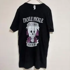 ベラキャンバス 半袖Tシャツ クルーネック ドクロ M 黒 綿