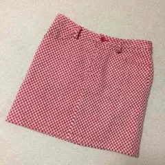 ☆Nouerue ヌール ミニスカート 赤と白の千鳥格子☆