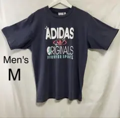 ADIDAS ORIGINALS アディダス　Tシャツ ネイビー　グレー　古着