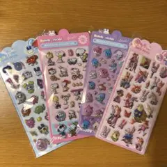 ぷくぷく立体シール4種類セット♡
