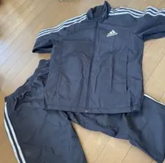 adidas 黒 ジャケット パンツ セット