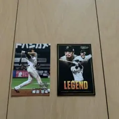 プロ野球チップス2025 T-岡田　ラメ　レジェンドカード　　柳田悠岐　カード
