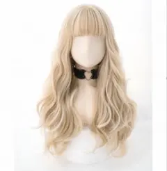 金髪 ウィッグコスプレ ギャルフル ウィッグロングカール スーパーロング
