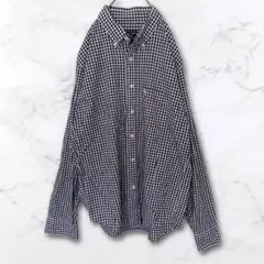アバクロ Abercrombie & Fitch ギンガムチェック長袖シャツ Lのサムネイル