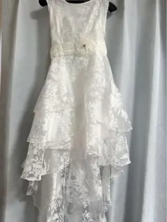 【土日限定セール】キッズドレス 140cm 150cm 発表会 コンクール 白