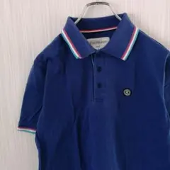 ナノユニバース　ポロシャツ　半袖　ブルーのサムネイル