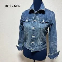 レトロガール・デニムジャケット　ジージャン　M