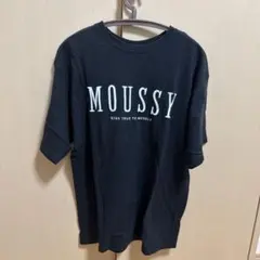 MOUSSY ブラック Tシャツ 半袖