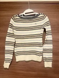 Burberry Blue Label ストライプニットセーター 38