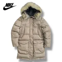 希少 NIKE ナイキ ファー付きダウンコート ダウンジャケット