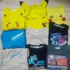 ポケモン 服 9枚まとめ売りピカチュウ フード付きトレーナー 140㎝