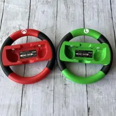 HORI マリオカート Joy-Conハンドル マリオ・ルイージ 2個セット赤緑