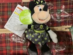 ディズニー　ハロウィーン　ぬいぐるみバッジ　ミニー　。