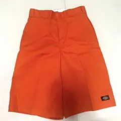 ディッキーズ　ハーフパンツ　オレンジ　30インチ