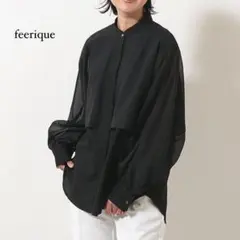 美品　MOGA モガ　feerique シアーローンレイヤードブラウスのサムネイル