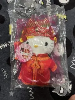 平成マクドナルド ハローキティぬいぐるみ チャイナドレス 未開封 ハッピーセット