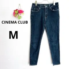 a5728 シネマクラブ　ダークブルー　スキニーデニム　ストレッチ　デニム　M