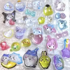 【大量✨】ボンボンドロップシール　立体シール　おすそわけ　サンリオ　ちいかわ