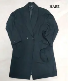 HARE ロングコート　ブラック