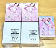 桜ミク 描き下ろしフィギュア 5点セット 初音ミク