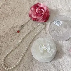 キッズ用コサージュ、ネックレスセット