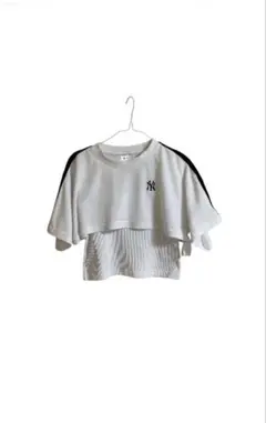 NYロゴ クロップド　Tシャツ キャミソール　2枚セット