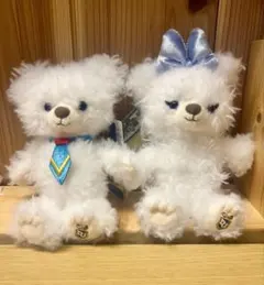 ★ユニベアシティホイップ パフィーぬいぐるみキーホルダー・キーチェーン2体セット