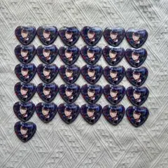 バスティン　あくねこ　バレンタイン　ハート缶バッジ