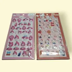 【早い者勝ち】ボンボンドロップシール2枚セット マイメロディ・ハローキティ