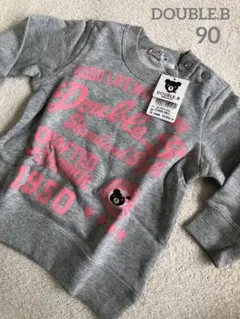 【新品】DOUBLE.B トレーナー　90cm