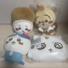 ちいかわエニマイくじ　ぬいぐるみ　クッション　きのこ着ぐるみ