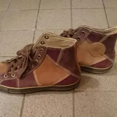 高級美品 レア コンバース レザースニーカー