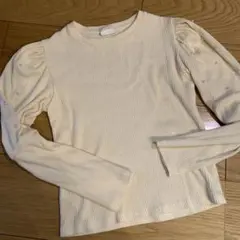 ZARA ザラキッズ オフホワイト パールセーター 10サイズ