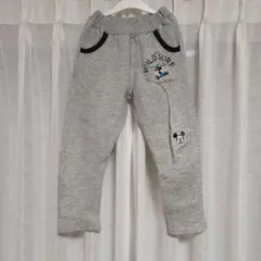 エフオーキッズ ミッキースウェットパンツ グレー 120 長ズボン 男の子ボトム