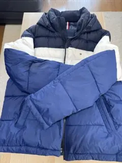 TOMMY HILFIGER フード付きダウンジャケット L