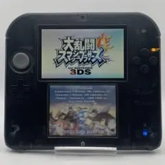 値下げ【美品】ニンテンドー2DS ブラック 動作確認済 スマブラ付