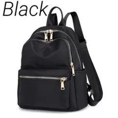 ナイロン　リュック レディース 通勤 通学 おしゃれ 旅行 大容量 ゴールド　黒