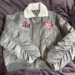 yoroボア襟ジャケット