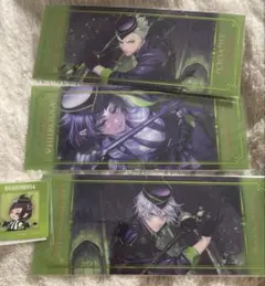 ツイステ 箔押しビッグクリアカードコレクション 寮服 シルバー　リリア　セベク