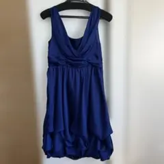 ドレス　ロイヤルブルー　40サイズ　パーティー　結婚式　謝恩会