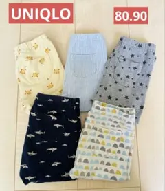UNIQLO ベビー キッズ レギンスパンツ 80㎝ 90㎝ 5枚セット