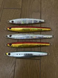 shout シャウト　メタルジグ 5本セット ショーテル　ステイ　ライテンのサムネイル